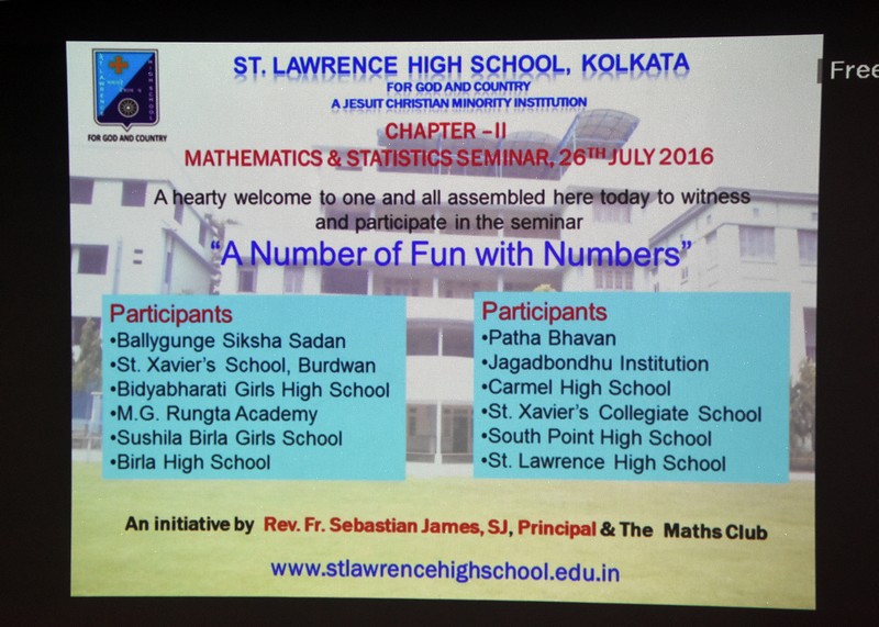 Maths and Stats Seminar  2016