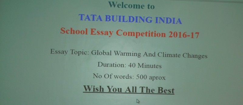 Tata Class Edge School Essay Competition 2017