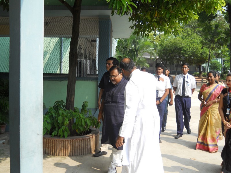 Education Minister Sri Partha Chatterjee's visit 